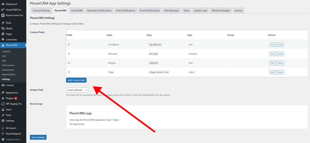 Group 36 - Plover CRM