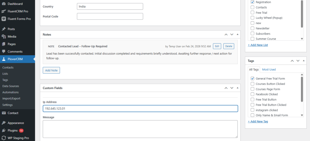 image 46 - Plover CRM