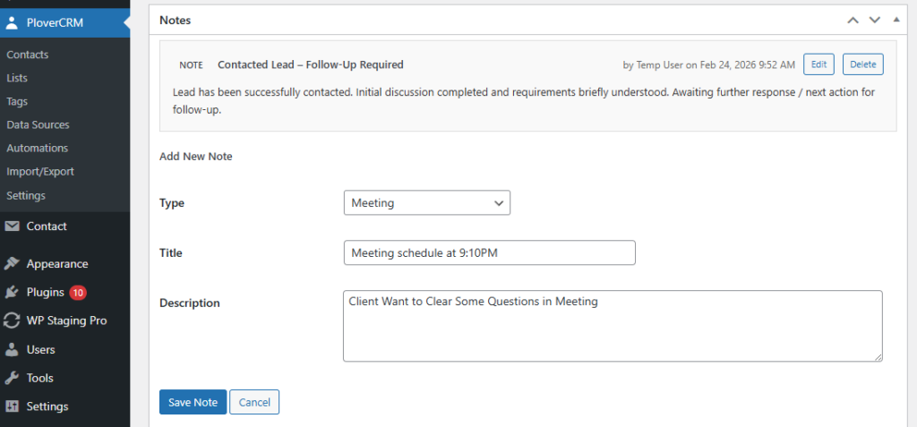 image 47 - Plover CRM