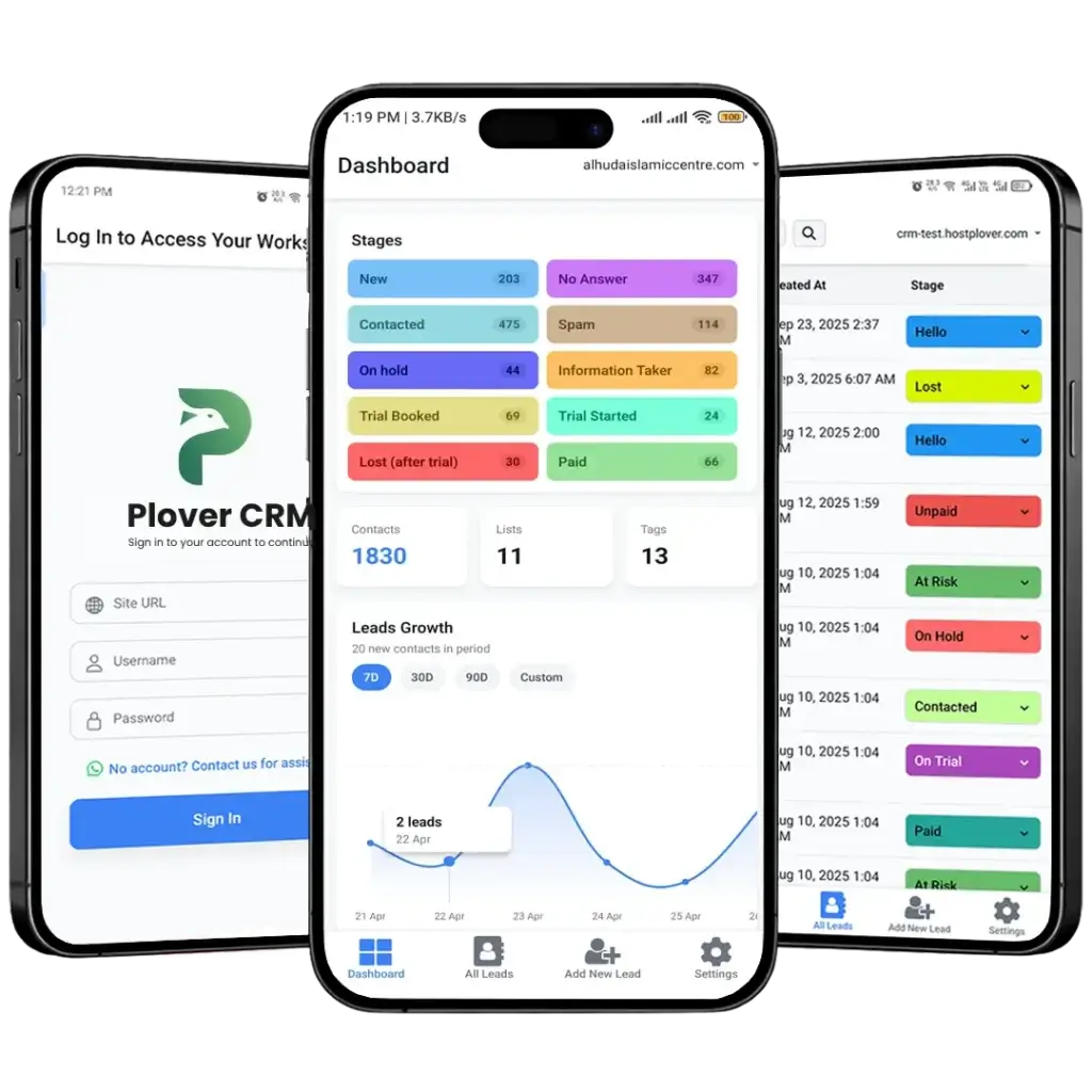 Copy of iPhone 1242 × 2688px WebPlover CRM 1080 x 1080 px 5 - Plover CRM